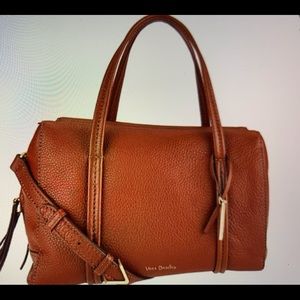 Vera Bradley Sycamore Pebbled Leather Satchel- NWT